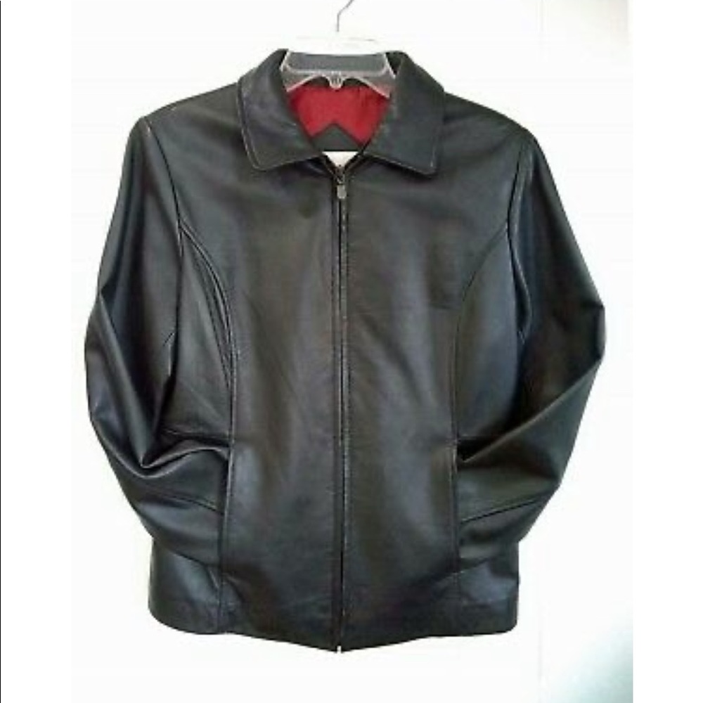 Studio Works black leather jacket